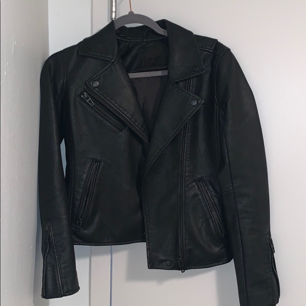 Blank NYC All Black Leather Jacket